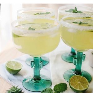 Cactus Margarita Glasses